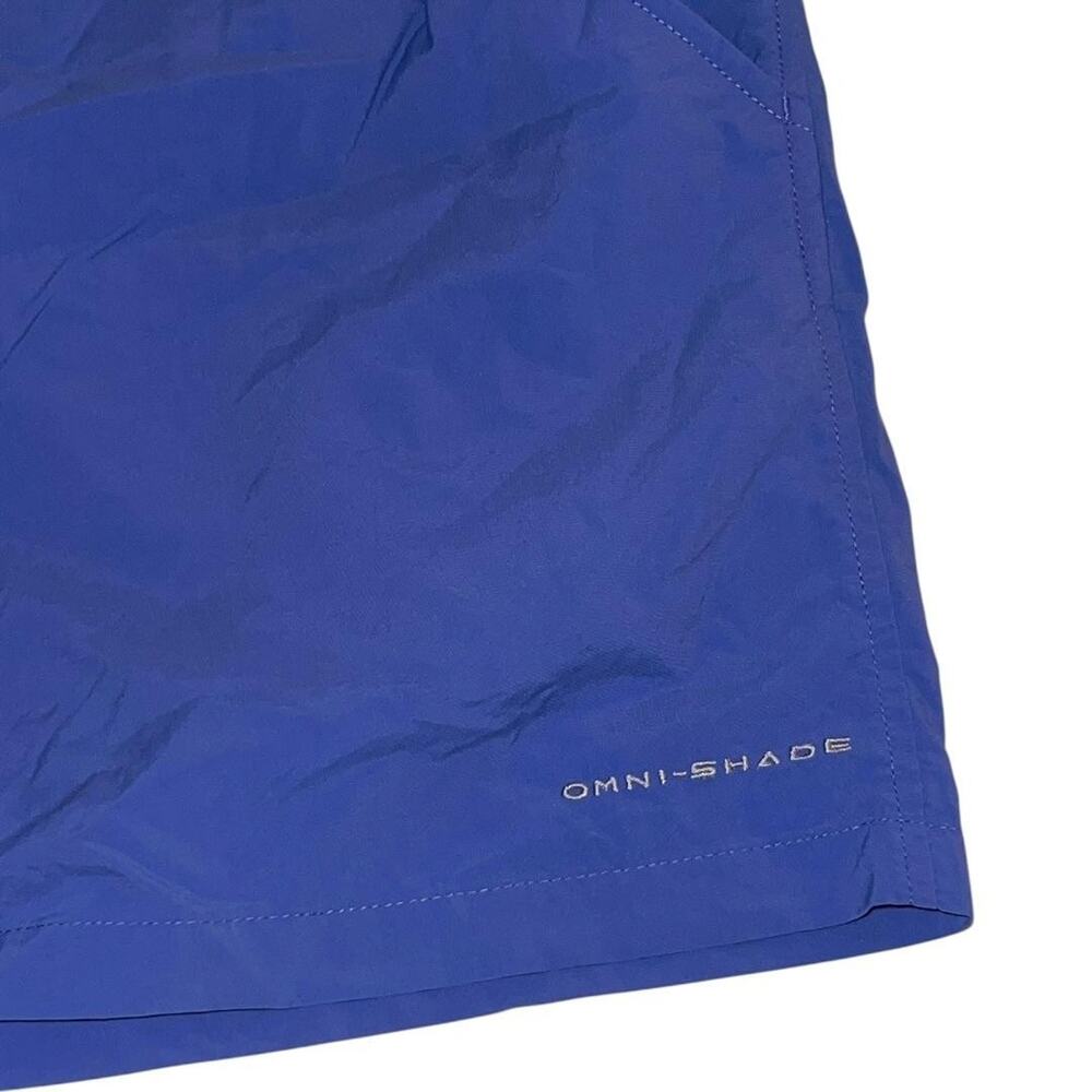 Columbia PFG Omni-Shade Shorts Mens Medium Blue 6" Inseam Fishing Swim Trunks - Picture 3 of 7